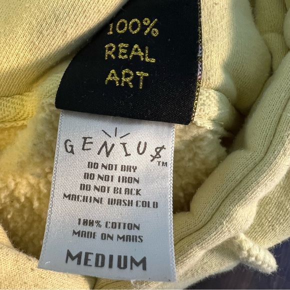 Genius x Lyrical Lemonade Collab Hoodie Yellow - Picture 9 of 10